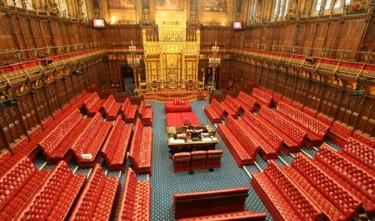 Empty House of Lords