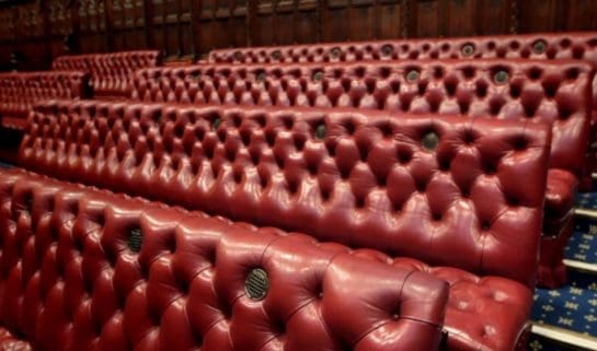 House of Lords benches