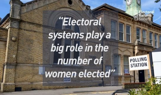 Electoral systems play a big role in the number of women elected