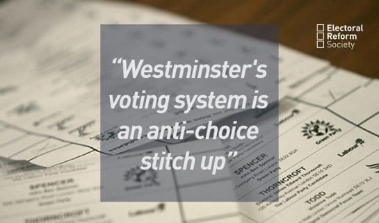 Westminster's voting system is an anti-choice stitch up