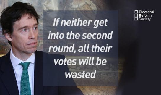 If neither get into the second round, all their votes will be wasted