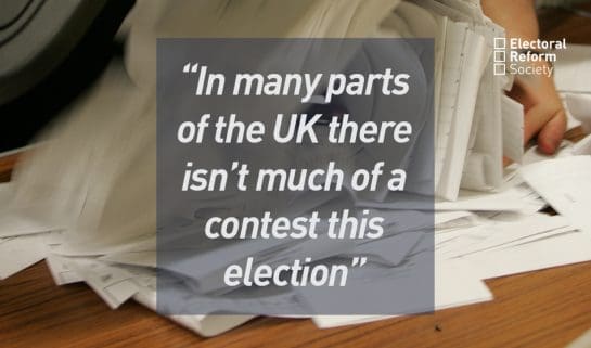 In many parts of the UK there isn’t much of a contest this election