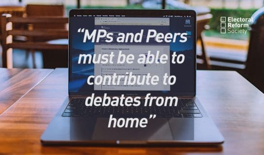 MPs and Peers to be able to contribute to debates and voting from home