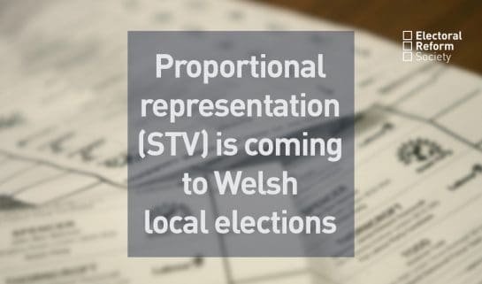 PR is coming to welsh local elections
