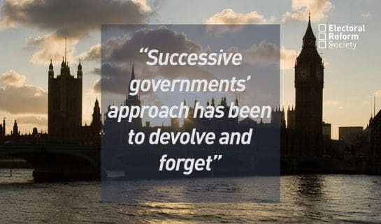 Successive governments’ approach has been to devolve and forget