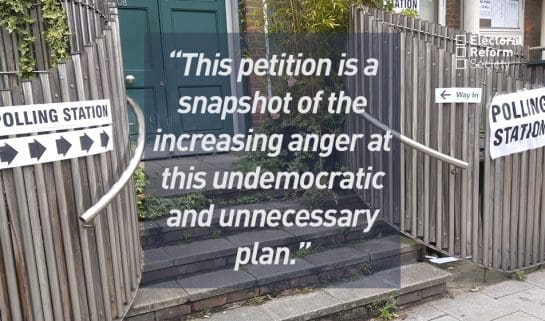 This petition is a snapshot of the increasing anger from all corners at this undemocratic and unnecessary plan
