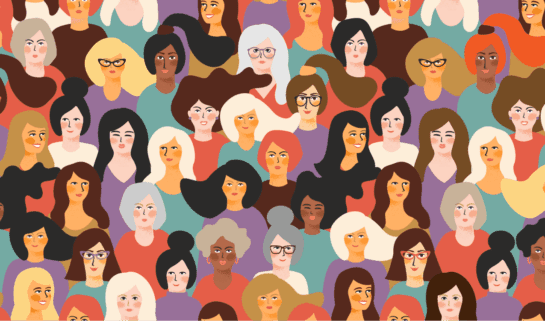 Graphic of women