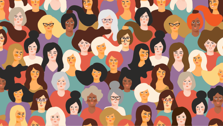 Graphic of women
