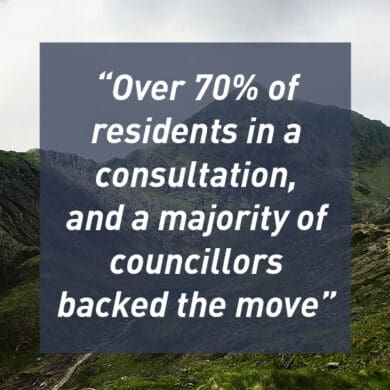 Over 70% of residents in a consultation, and a majority of councillors backed the move