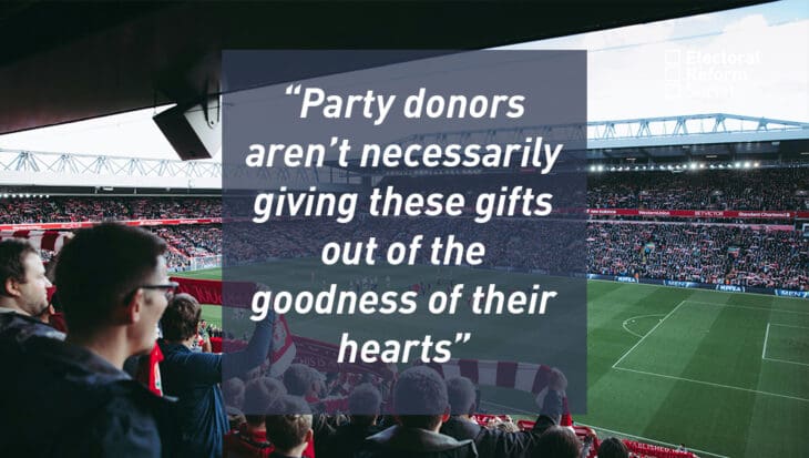 Party donors aren’t necessarily giving these gifts out of the goodness of their hearts