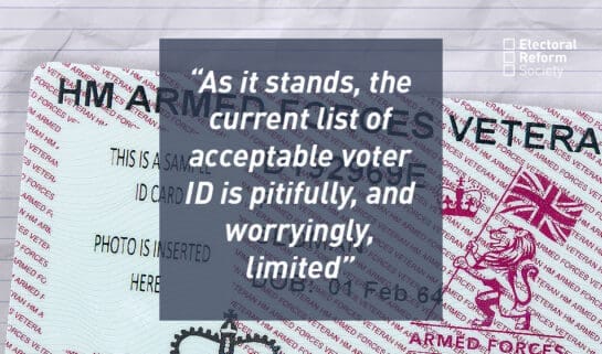 As it stands, the current list of acceptable voter ID is pitifully, and worryingly, limited