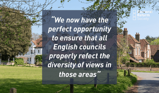 we now have the perfect opportunity to ensure that all English councils properly refelct the diversity of views