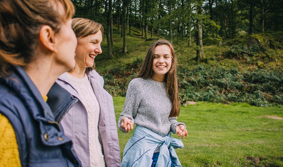 Family with teenager