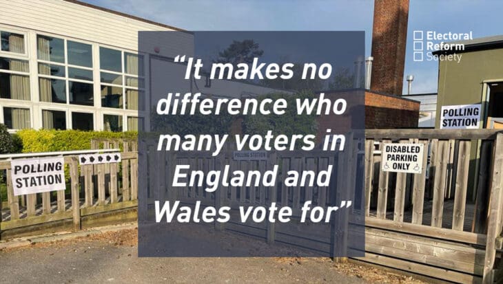 It makes no difference who many voters in England and Wales vote for