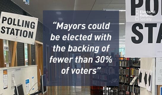 Mayors could be elected with the backing of fewer than 30 percent of voters