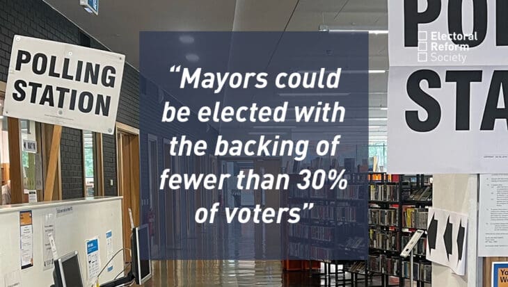Mayors could be elected with the backing of fewer than 30 percent of voters