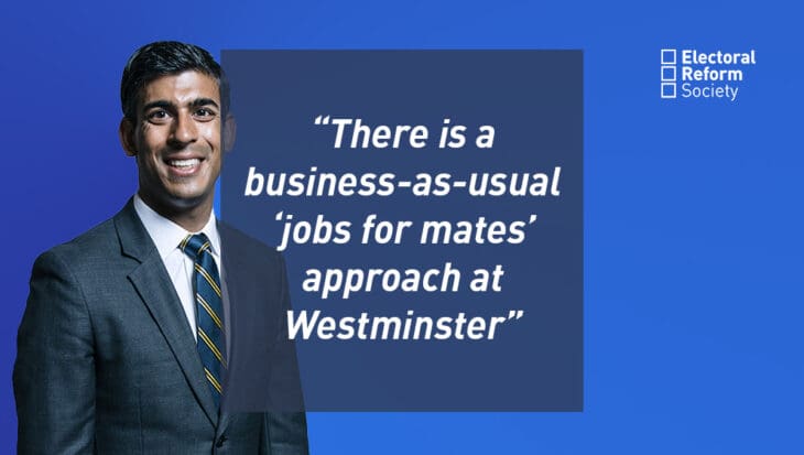 There is a business-as-usual ‘jobs for mates’ approach at Westminster