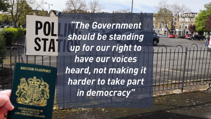The Government should be standing up for our right to have our voices heard, not making it harder to take part in democracy