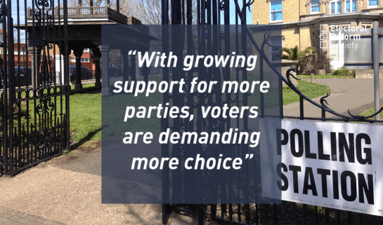 With growing support for more parties, voters are demanding more choice