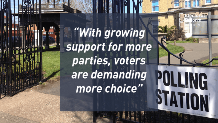 With growing support for more parties, voters are demanding more choice