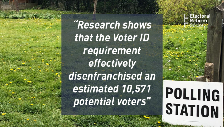 research shows that the Voter ID requirement deterred and effectively disenfranchised an estimated 10,571 potential voters