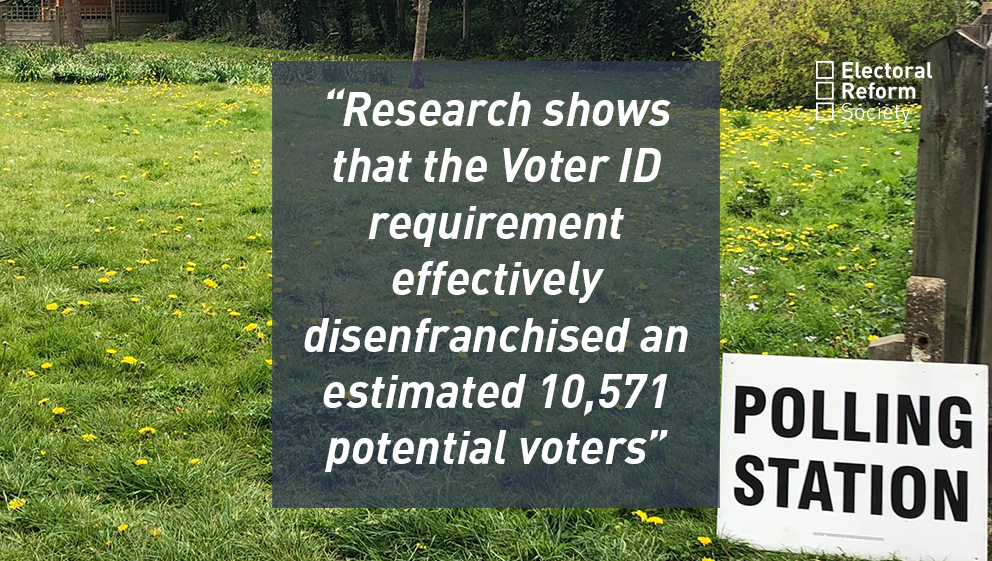 research shows that the Voter ID requirement deterred and effectively disenfranchised an estimated 10,571 potential voters