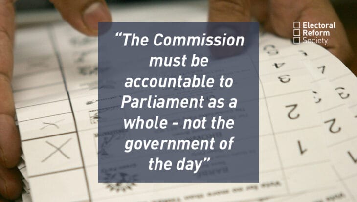 The Commission must be accountable to Parliament as a whole - not the government of _the day