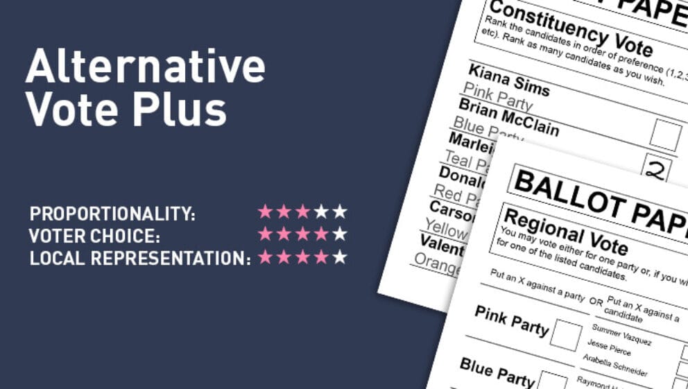 Alternative Vote Plus AV+