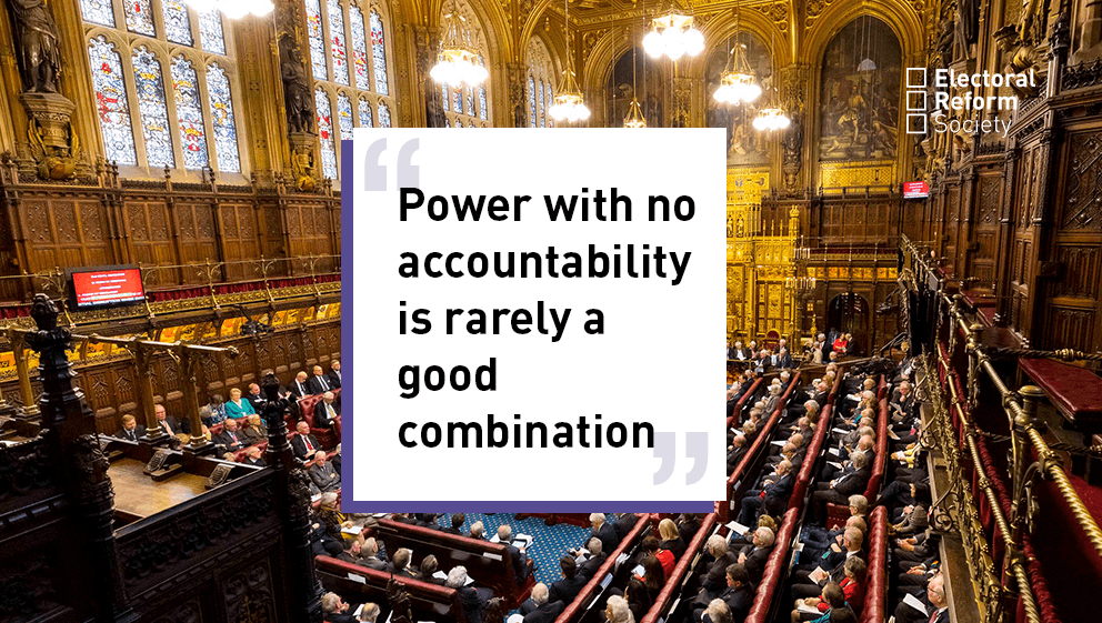 "Power with no accountability is rarely a good combination"