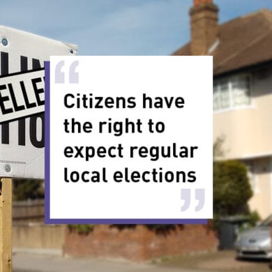 Citizens have the right to expect regular local elections