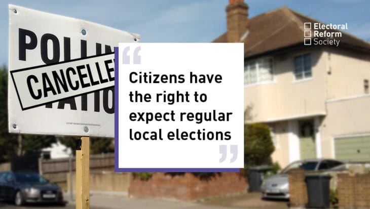 Citizens have the right to expect regular local elections