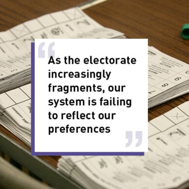As the electorate increasingly fragments our system is failing to reflect our preferences