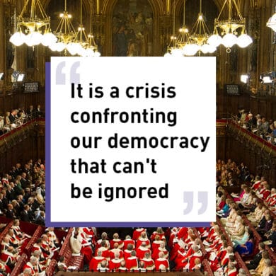 It is a crisis confronting our democracy that can't be ignored