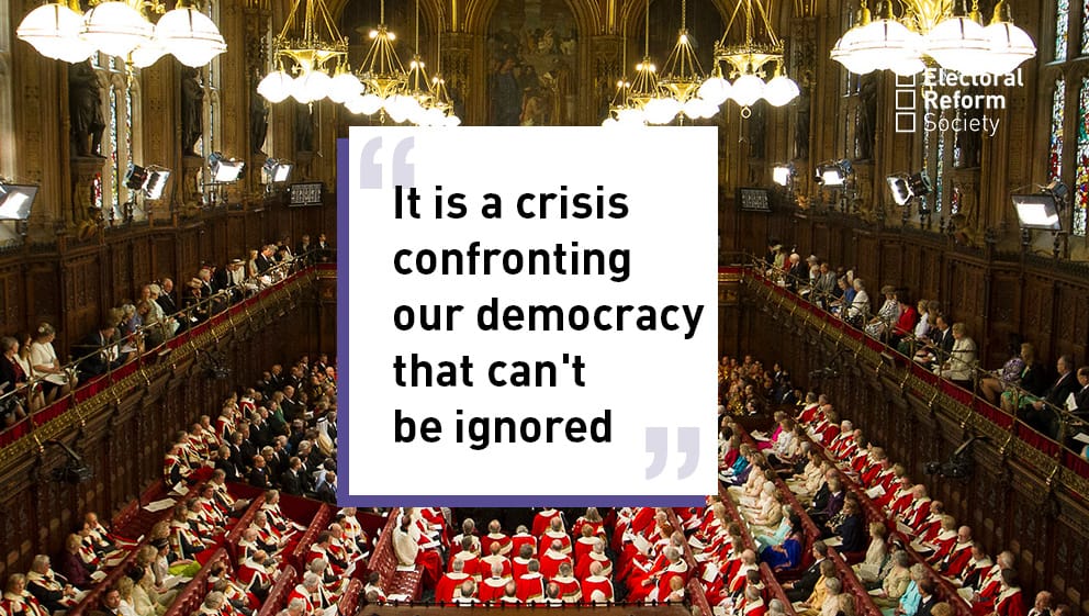 It is a crisis confronting our democracy that can't be ignored