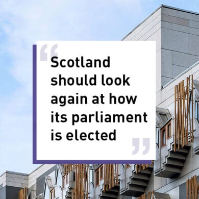 Scotland should look again at how its parliament is elected