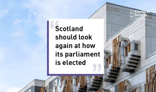 Scotland should look again at how its parliament is elected