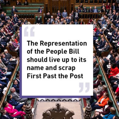 The Representation of the People Bill should live up to its name and scrap First Past the Post
