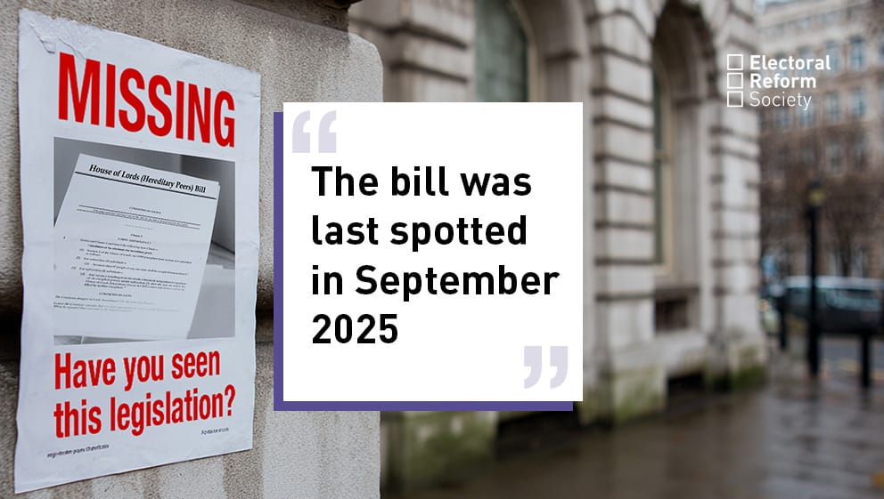 The bill was last spotted in September 2025