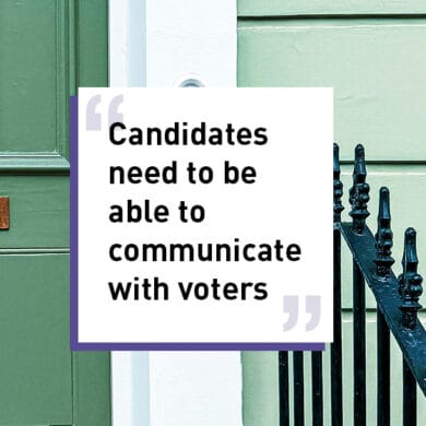 Candidates need to be able to communicate with voters