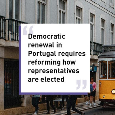 Democratic renewal in Portugal requires reforming how representatives are elected