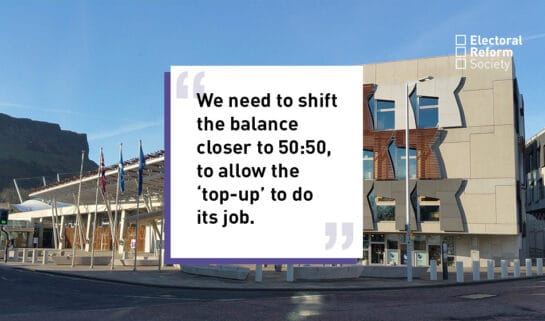 We need to shift the balance closer to 50:50, to allow the ‘top-up’ to do its job.