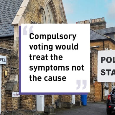 Compulsory voting would treat the symptoms not the cause
