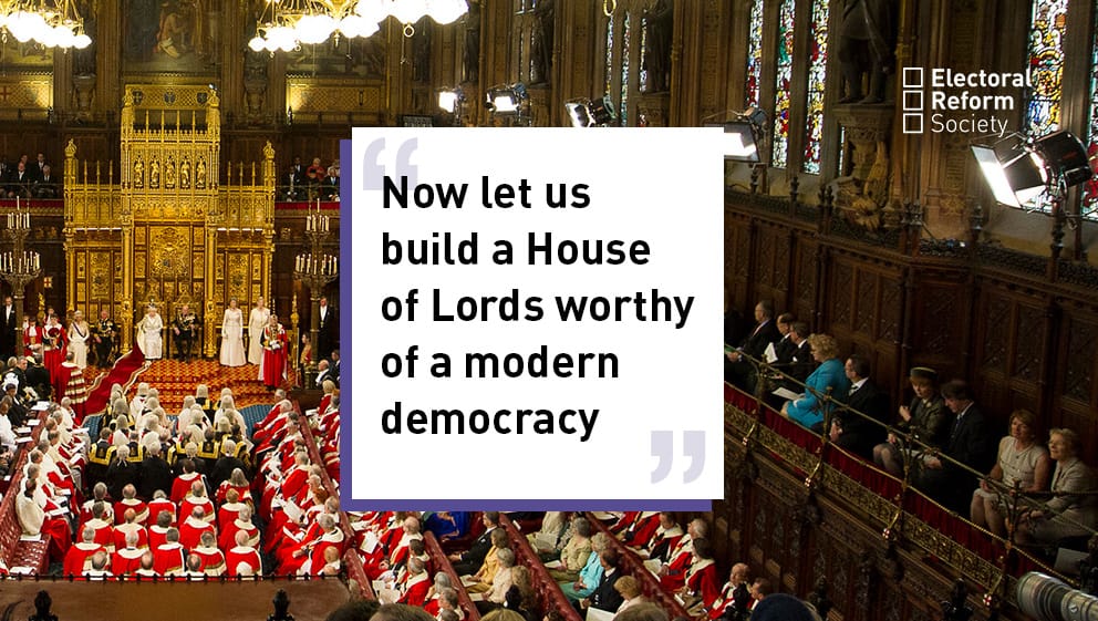 Now let us build a House of Lords worthy of a modern democracy