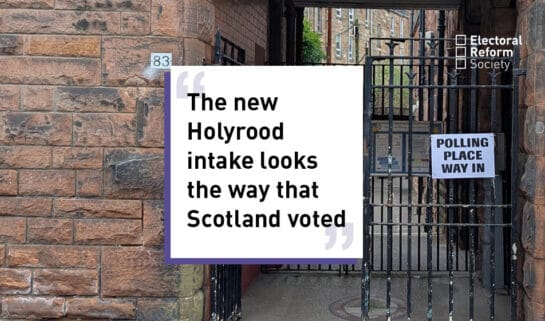 The new Holyrood intake looks the way that Scotland voted