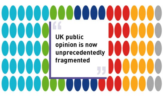 UK public opinion is now unprecedentedly fragmented