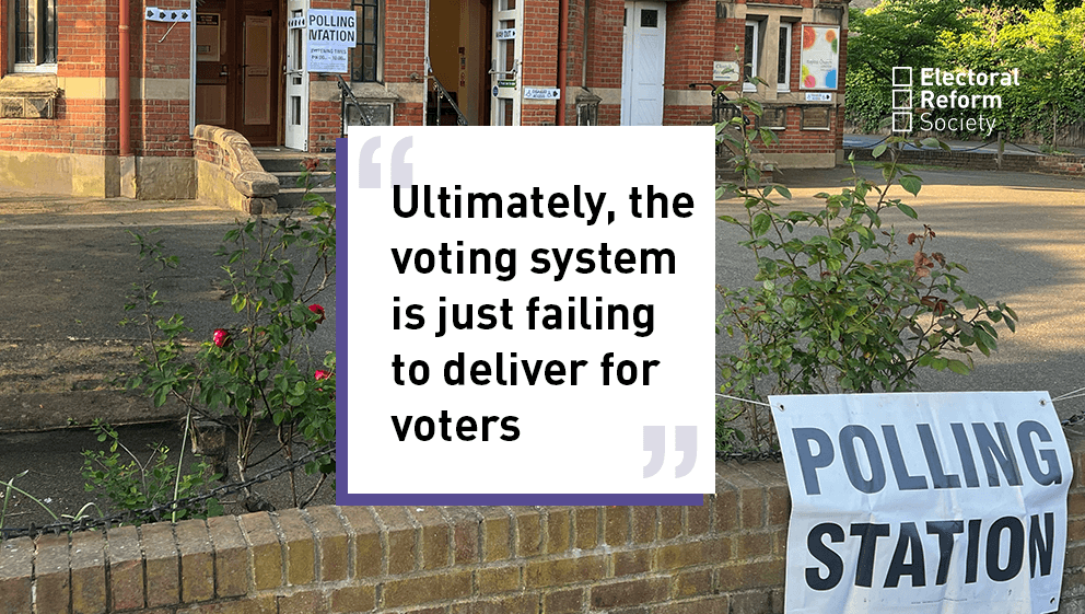 "Ultimately the voting system is just failing to deliver for voters"