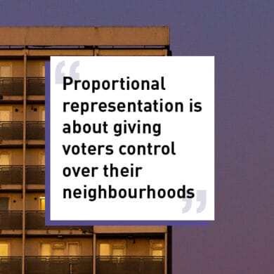 Proportional representation is about giving voters control over their neighbourhoods