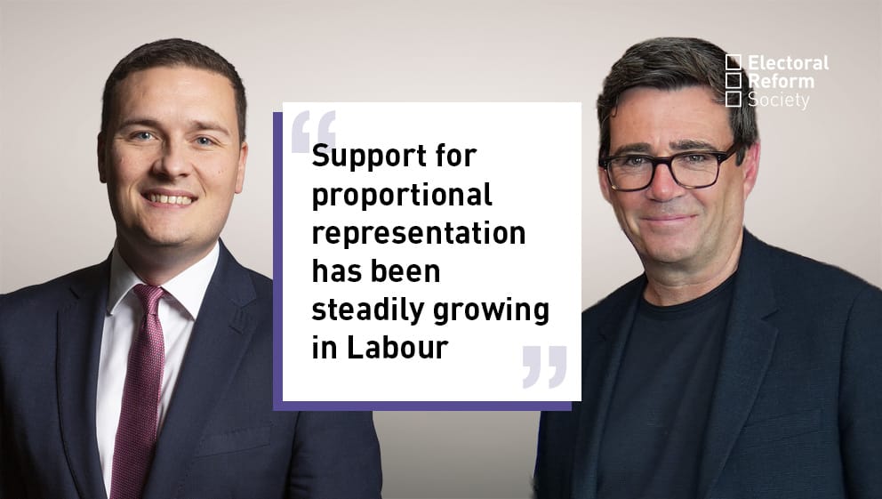 Support for proportional representation has been steadily growing in Labour