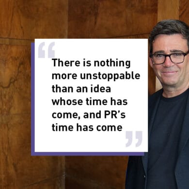 There is nothing more unstoppable than an idea whose time has come and PRs time has come