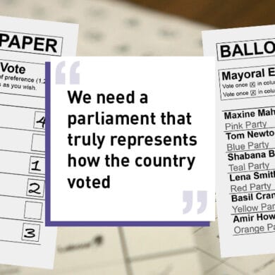 parliaments that truly represented how the country voted